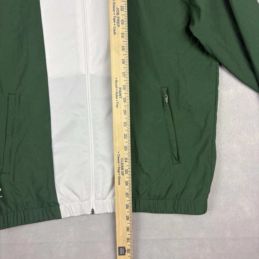 Lacoste x Daniil Medvedev Track Jacket Men’s Large Green White Colorblock Tennis